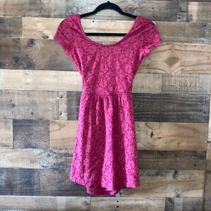 NWOT Rue21 Small red lace dress